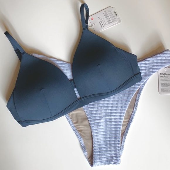 🌟NEW Smocked Mid-Rise Skimpy Swim Bottom SZ. 8   NWT - Picture 12 of 12